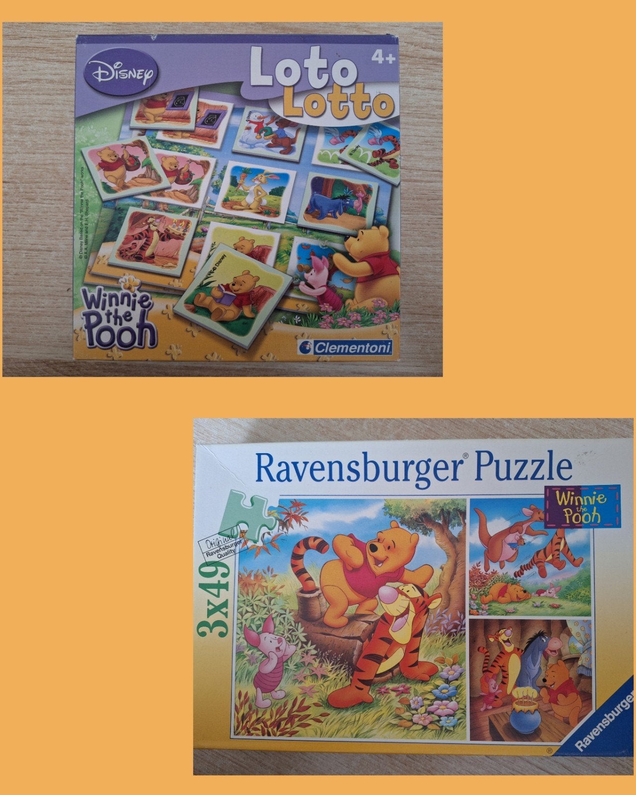 Winnie the Pooh Lotto en puzzel, Ophalen of Verzenden, Gebruikt