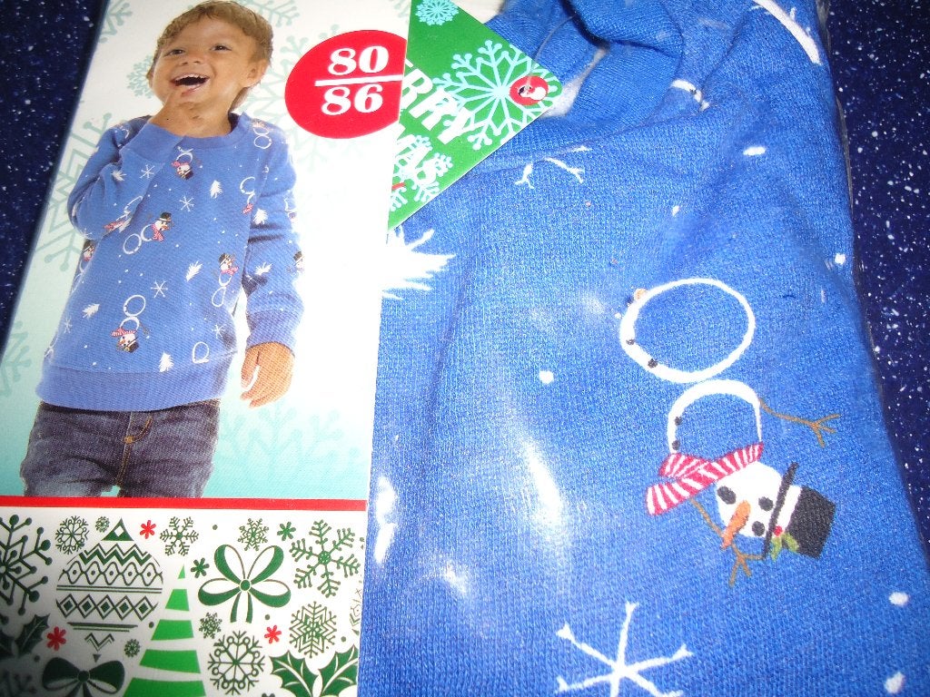 kersttrui mt 80/86 nieuw baby kersttrui, Kinderen en Baby's, Babykleding | Maat 80, Ophalen of Verzenden, Nieuw, Jongetje of Meisje