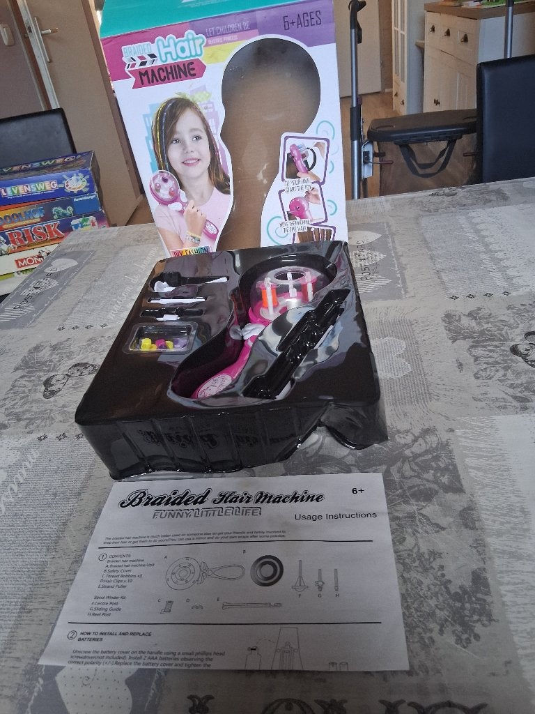 Braided Hair Machine - Vlechtmachine voor Kinderen, Ophalen of Verzenden, Zo goed als nieuw, Knutselen, Met licht