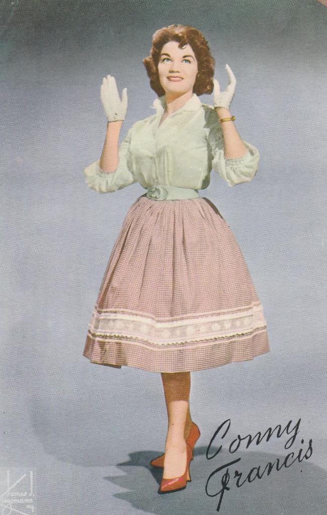Ansichtkaart, Artiest, Conny Francis  (2175), Verzenden, 1940 tot 1960, Sterren en Beroemdheden