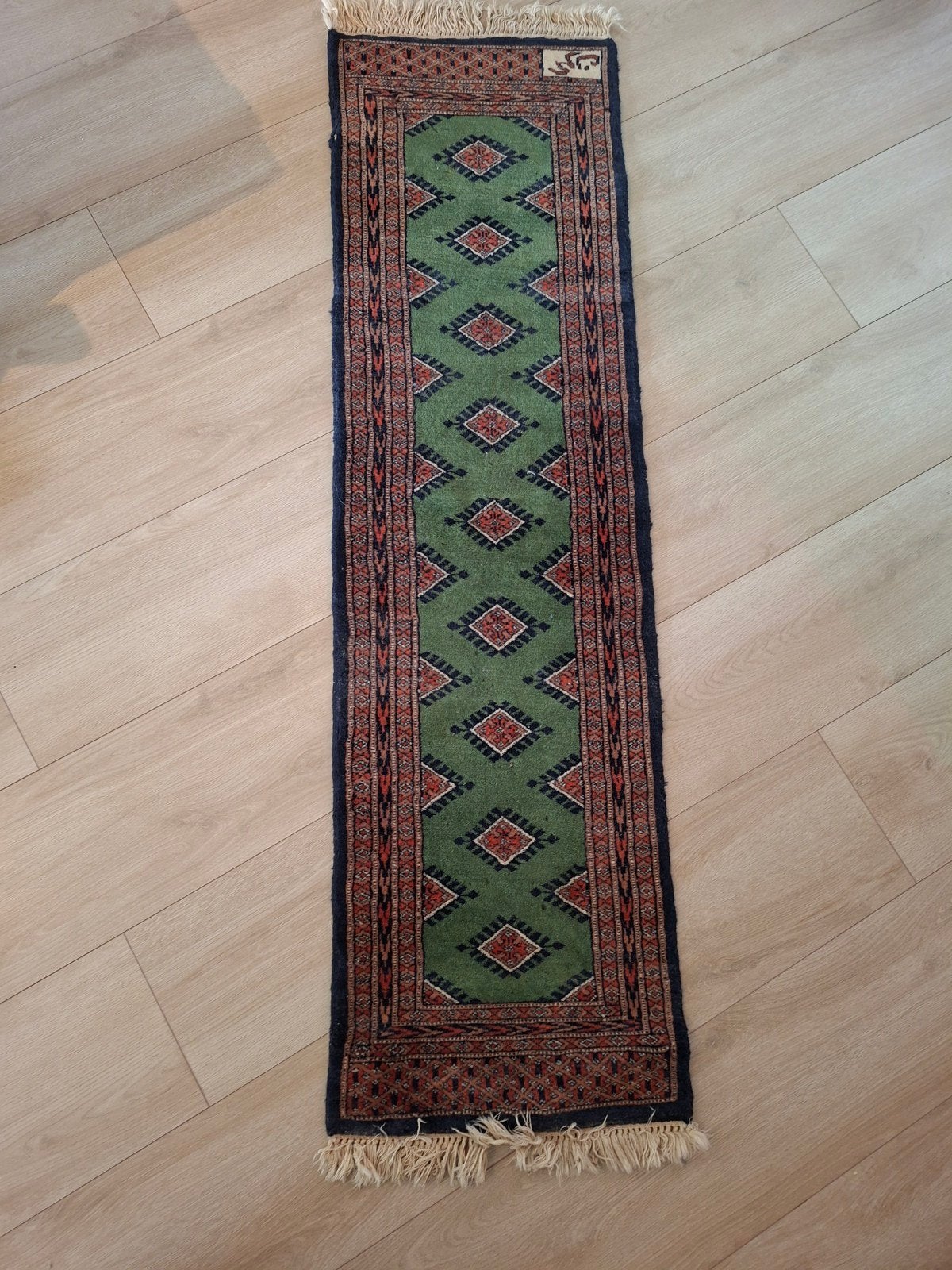 Groen tapijtje/vloerkleed, Ophalen, Minder dan 50 cm, Gebruikt, 150 tot 200 cm