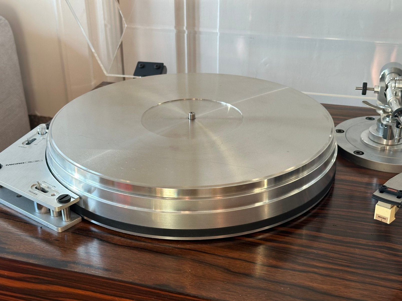 Rvs draaitafelmat ~5,5kg als je nòg beter wil dan een cu-180, Ophalen of Verzenden, Zo goed als nieuw, Overige merken