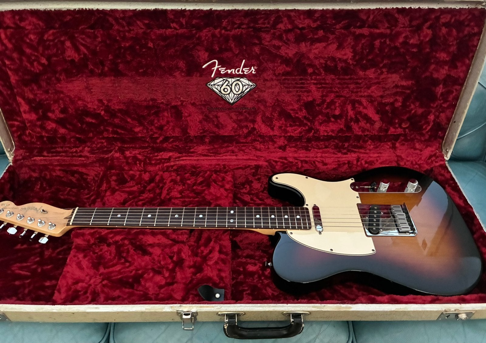 Fender 60th Anniversary USA Telecaster (evt. ruil), Ophalen of Verzenden, Zo goed als nieuw, Solid body, Fender