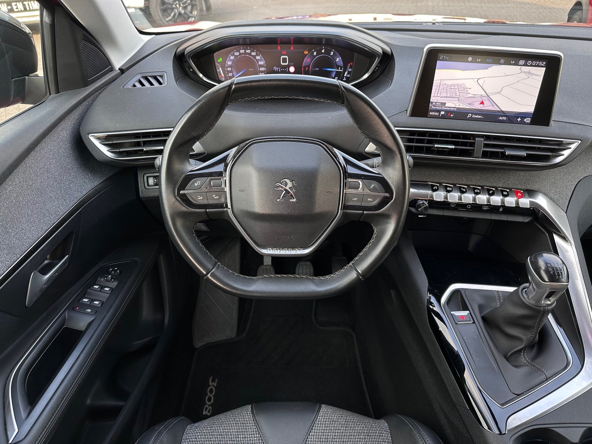 Peugeot 3008 1.2 Allure|NL Auto|Adaptive Cruise Contr|Camera, Auto's, Gebruikt, 1199 cc, Leder en Stof, Origineel Nederlands