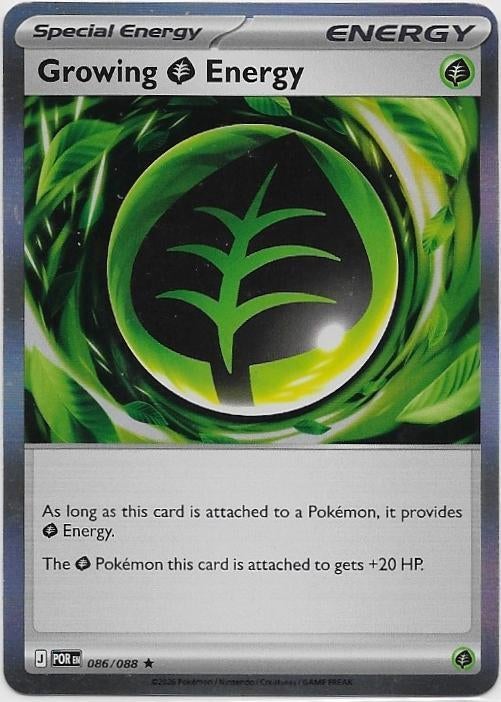 Perfect Order,  Growing Grass Energy [holo] 86/94, Verzenden, Nieuw, Losse kaart