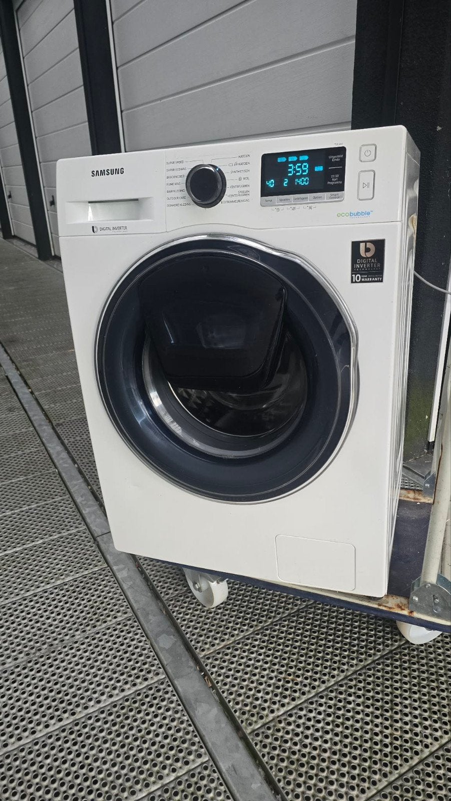 Samsung wasmachine, Ophalen