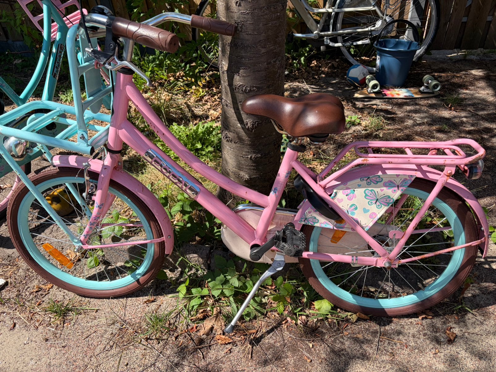 OPKNAPFIETS Popal roze 20 inch, Ophalen, Terugtraprem, 22 inch, Gebruikt