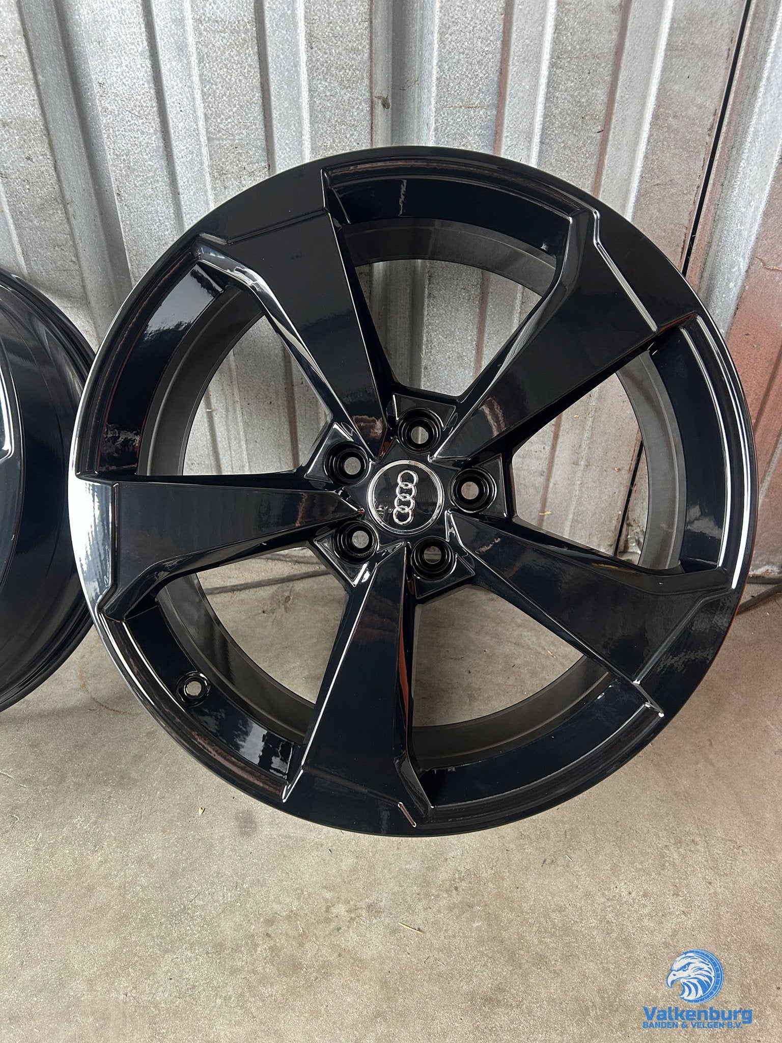 Originele Audi Sport Rotor 20 inch zwarte velgen 5x112, Gebruikt, Velg(en), -, -