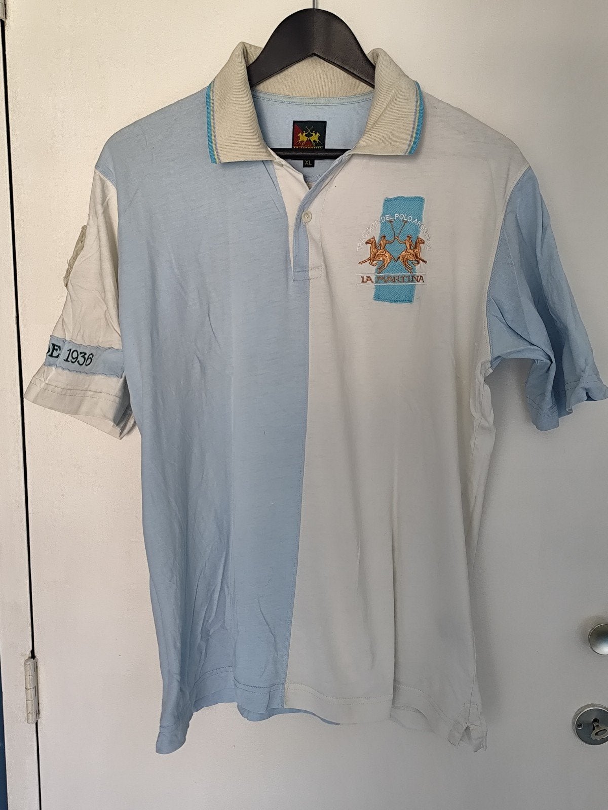 La Martina Poloshirt - Maat XL, Meerkleurig, Maat 56/58 (XL), Ophalen of Verzenden, Gedragen