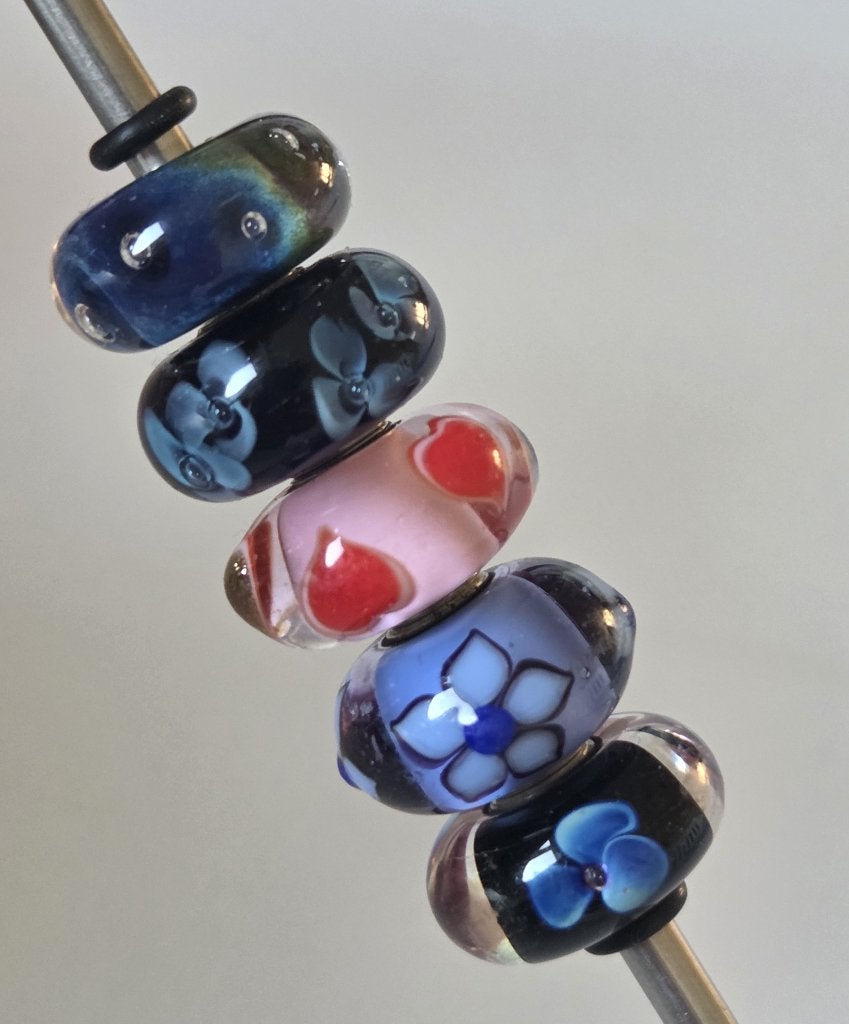 Trollbeads SETJE (5 stuks), samen voor €50, Sieraden, Tassen en Uiterlijk, Gebruikt, -, Verzenden, -