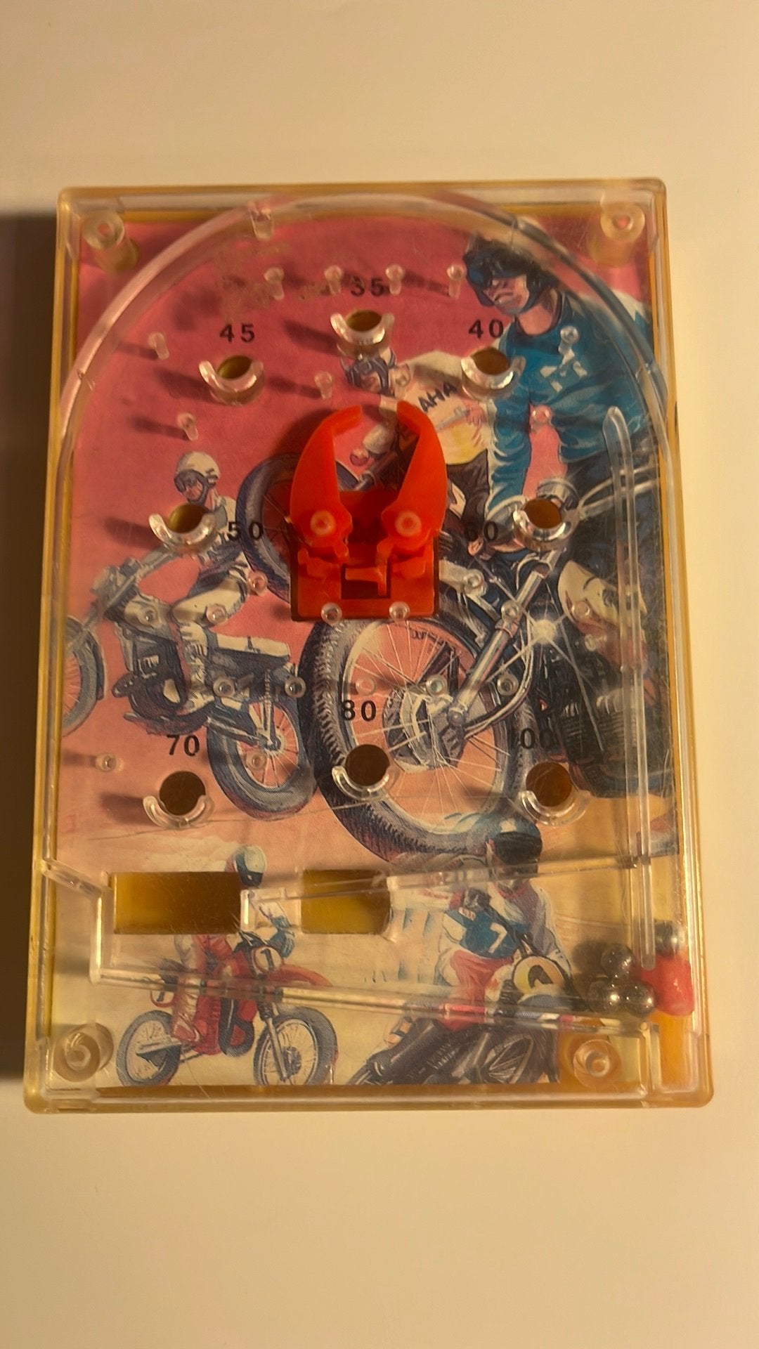 vintage Mini-Mate / Bluebox Moto-Cross zakflipperkast 1970, Verzenden