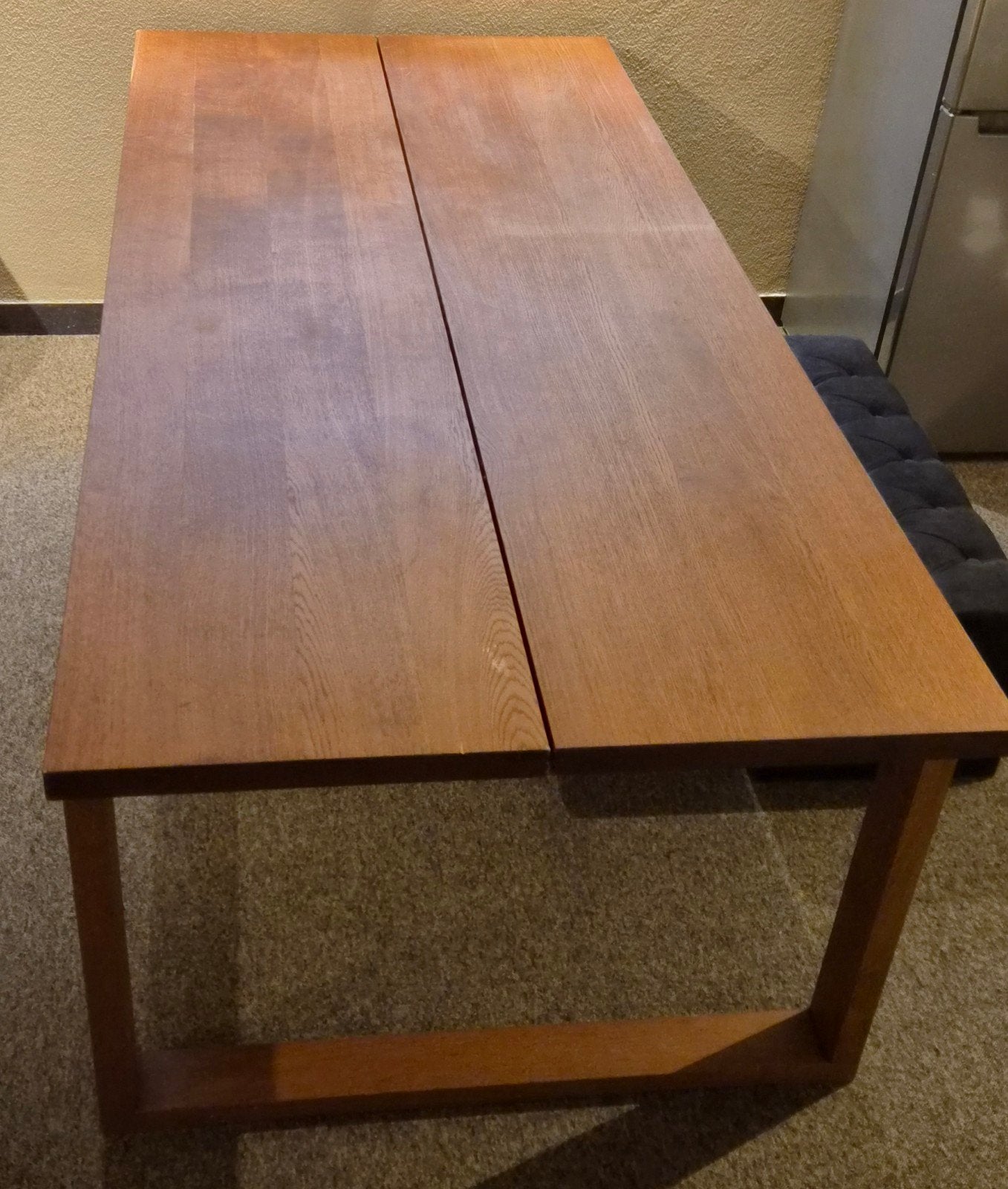 IKEA Eettafel 220x100cm - Goede staat, Ophalen, 100 tot 150 cm, Eikenhout, 200 cm of meer