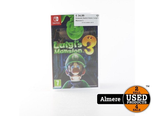 Nintendo Switch Game: Luigi's Mansion 3