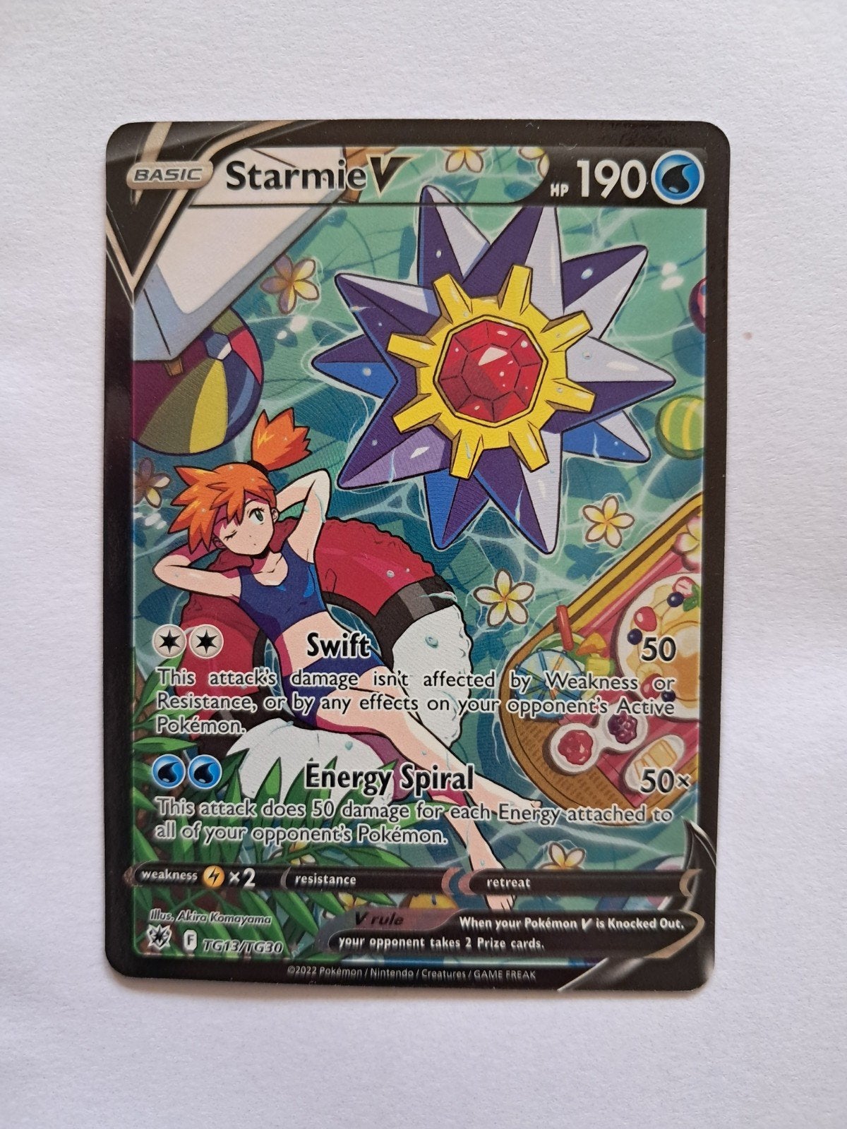 Starmie V TG13/TG30 Astral Radiance, Ophalen of Verzenden, Nieuw, Losse kaart, Foil