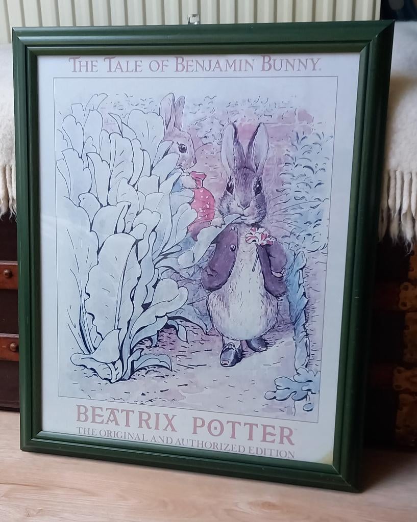 Peter Rabbit Beatrix Potter print, Ophalen, Gebruikt, Dier