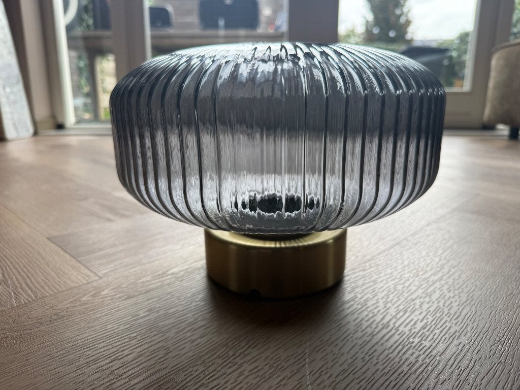 Ikea plafondlamp, Ophalen of Verzenden, Zo goed als nieuw, Glas