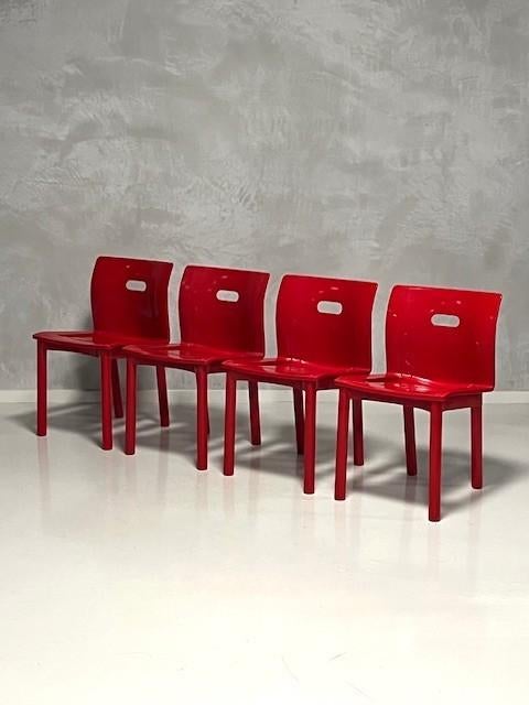Kartell 4870 stoelen 5x Anna Castelli Ferrieri prijs p/stuk, Kunststof, Gebruikt, Kartell, Vintage