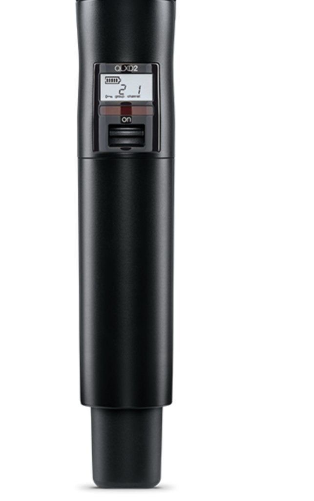 Shure | QLXD2 G51 (470-534 MHz) Handheld Zonder capsule, Shure, Ophalen of Verzenden, Zo goed als nieuw, Zangmicrofoon