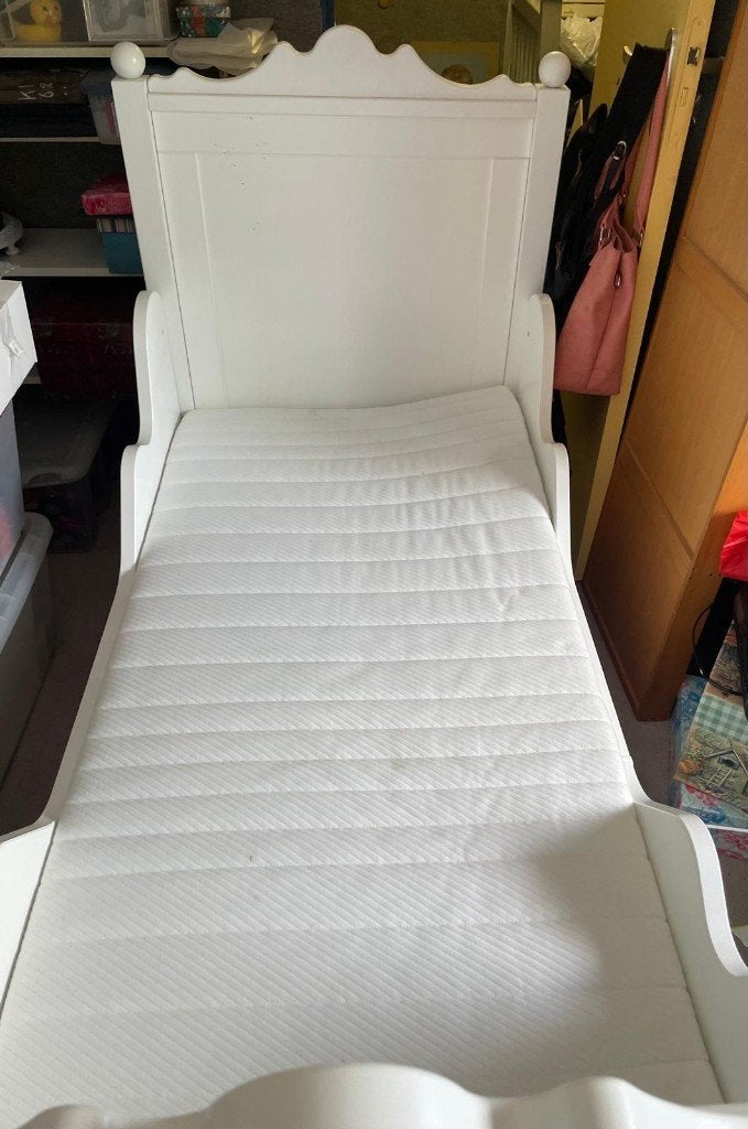 Prinsessenbed, Gebruikt, 70 tot 85 cm, 140 tot 160 cm, Ophalen