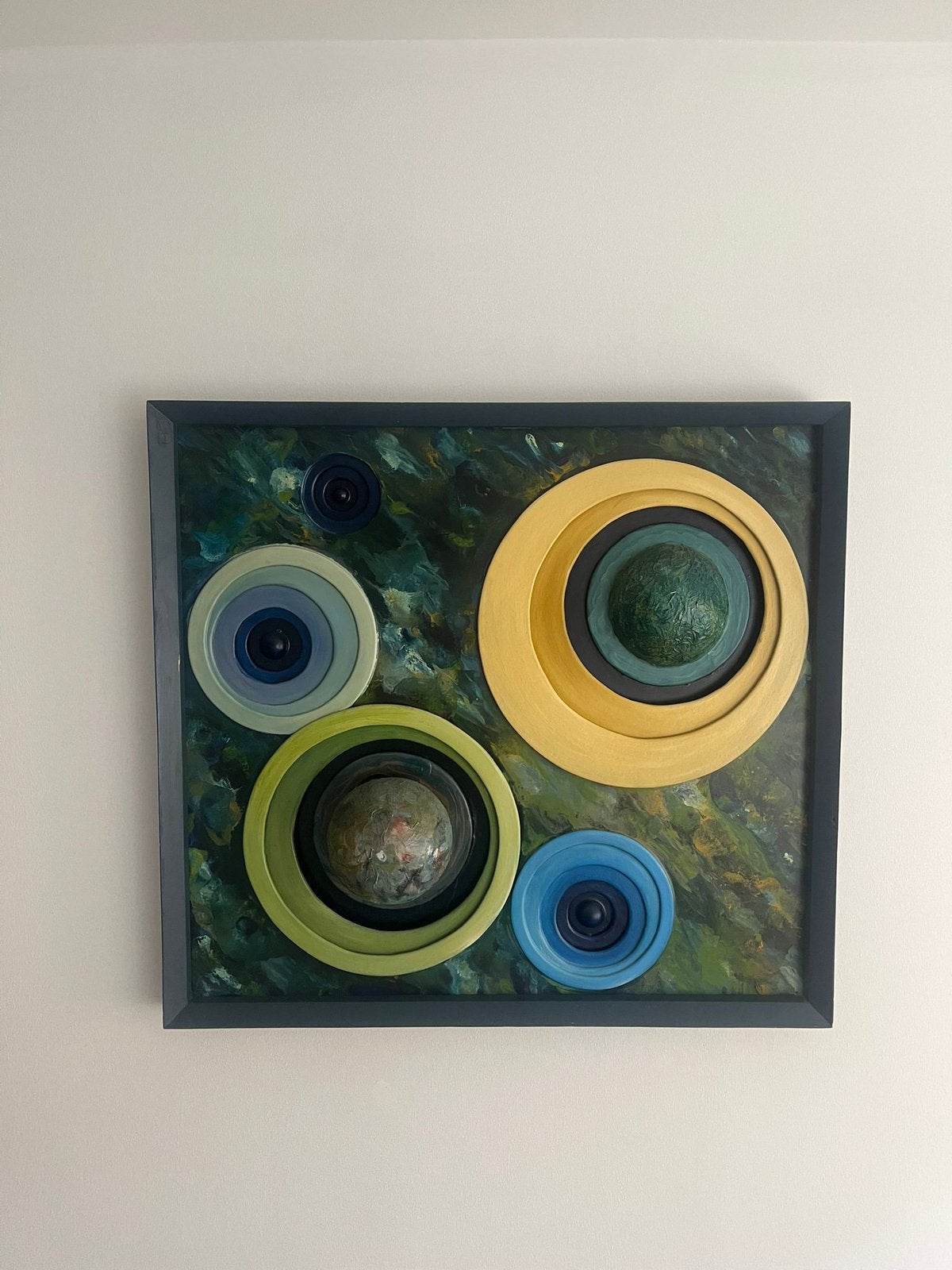 Schilderij planeten 3D, heel apart, Ophalen