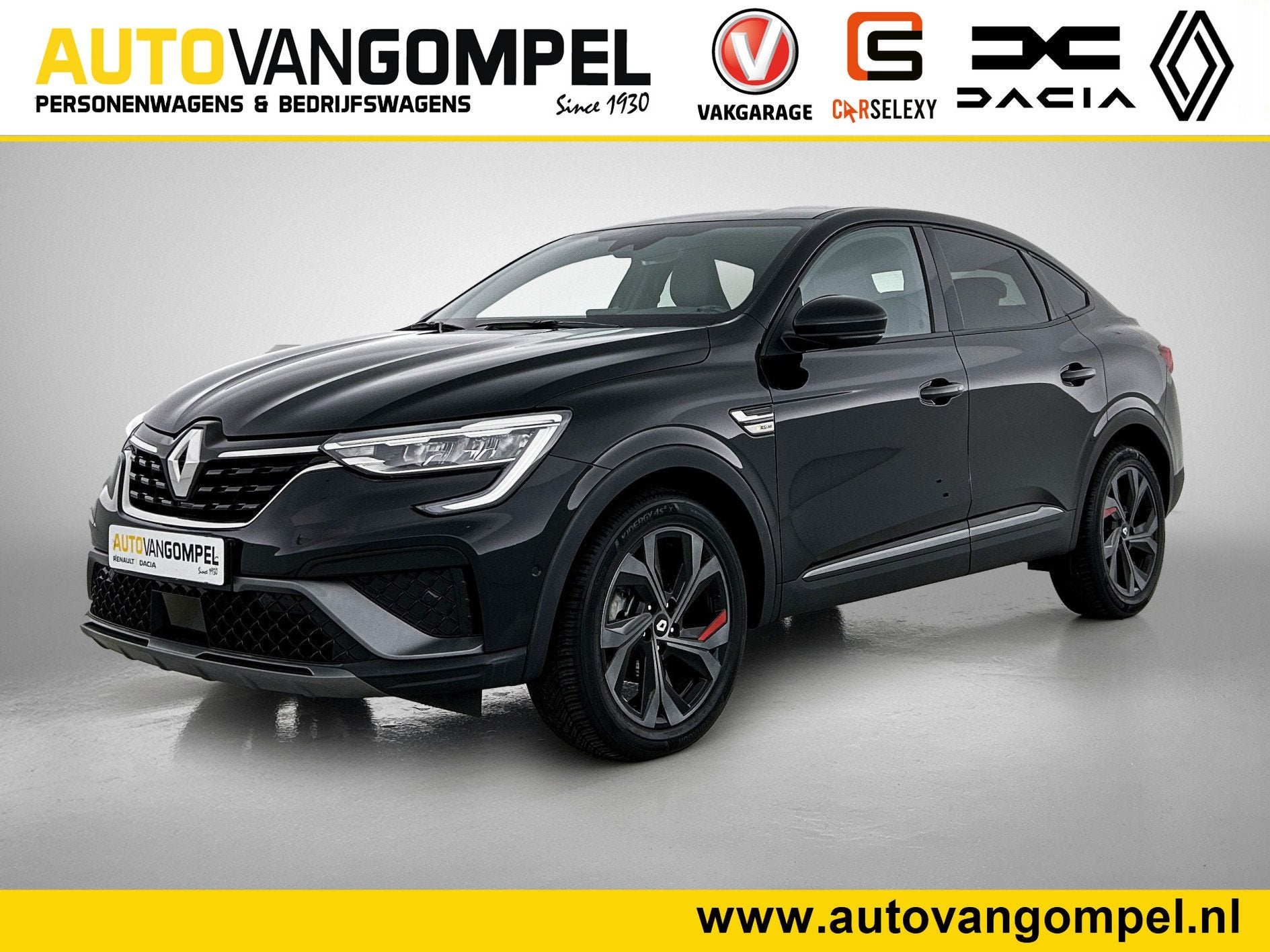 Renault Arkana E-Tech Hybrid 145PK R.S. Line RS Alpine | CAM, Auto's, Gebruikt, Zwart, 4 cilinders, Zwart