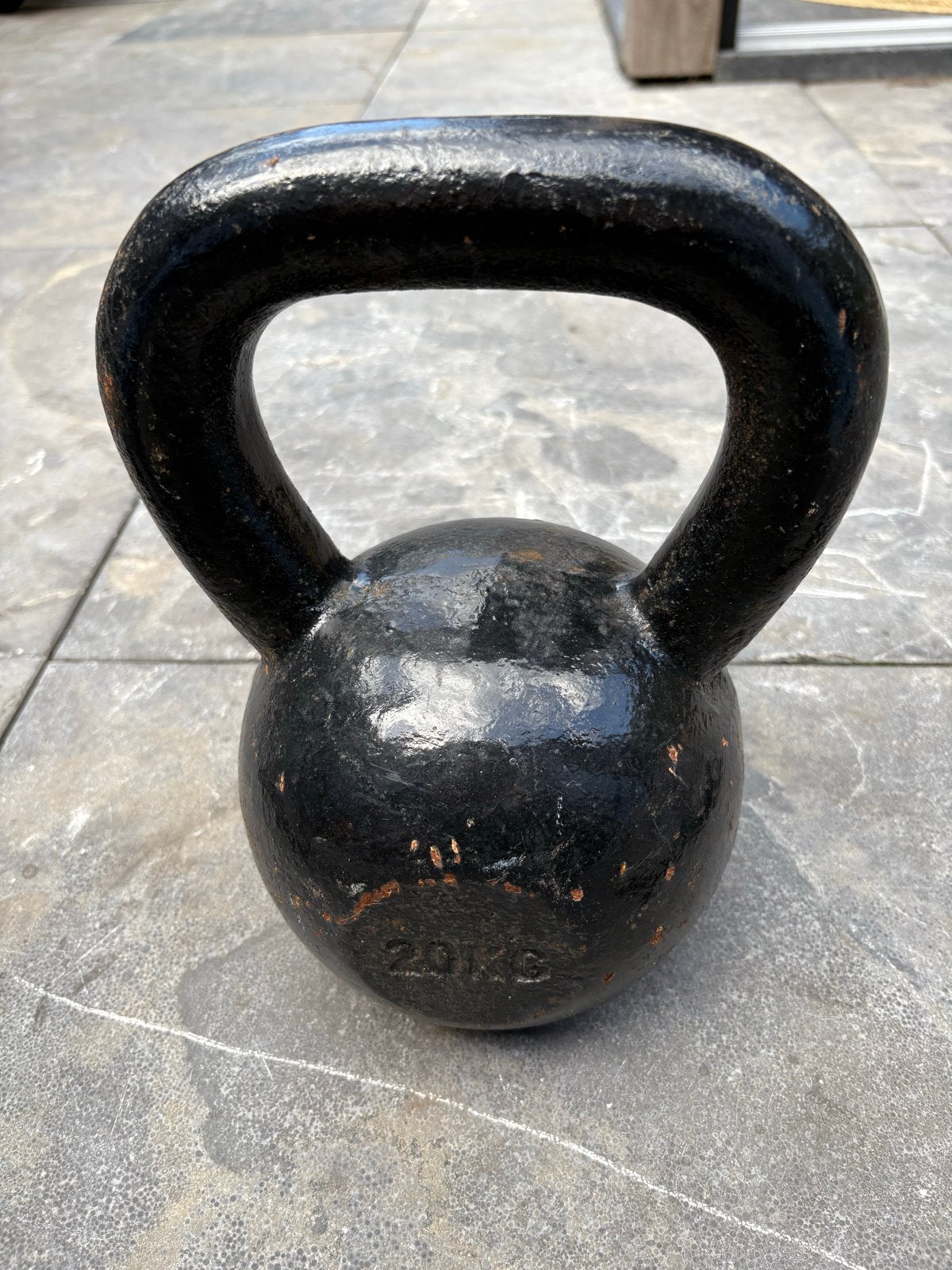 Zwarte Kettlebell - 20 KG, Ophalen, Gebruikt, Armen, Kettlebell