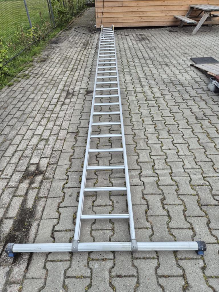 Maxall Dakladder met nokhaak - 700 cm, Ophalen, Gebruikt, Ladder, 4 meter of meer
