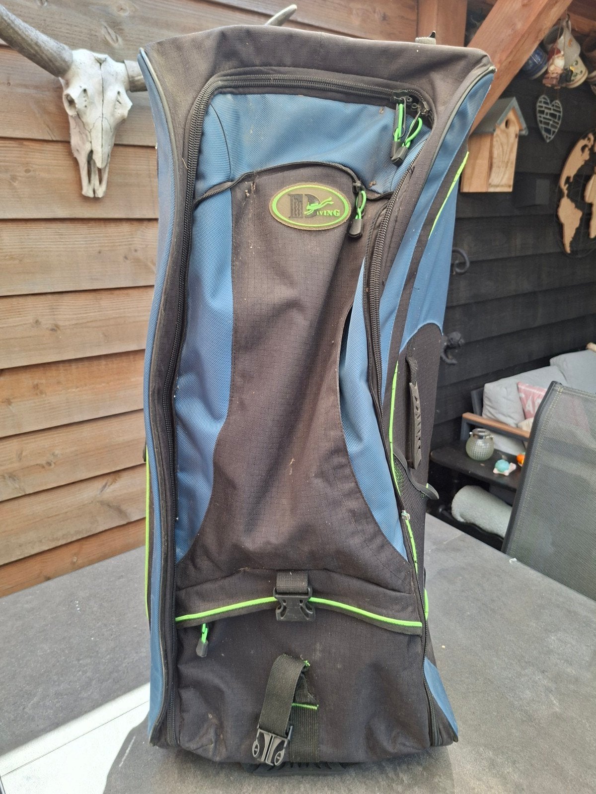 Duikkoffer/tas op wieltjes, Watersport en Boten, Duiken, Ophalen