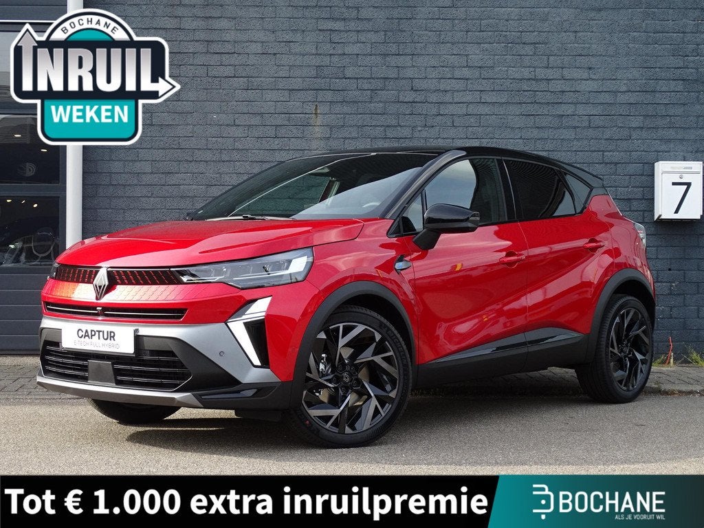 Renault Captur 1.8 E-Tech full hybrid 160 esprit Alpine NU 5, 1789 cc, 4 cilinders, Met garantie (alle), 23 km/l