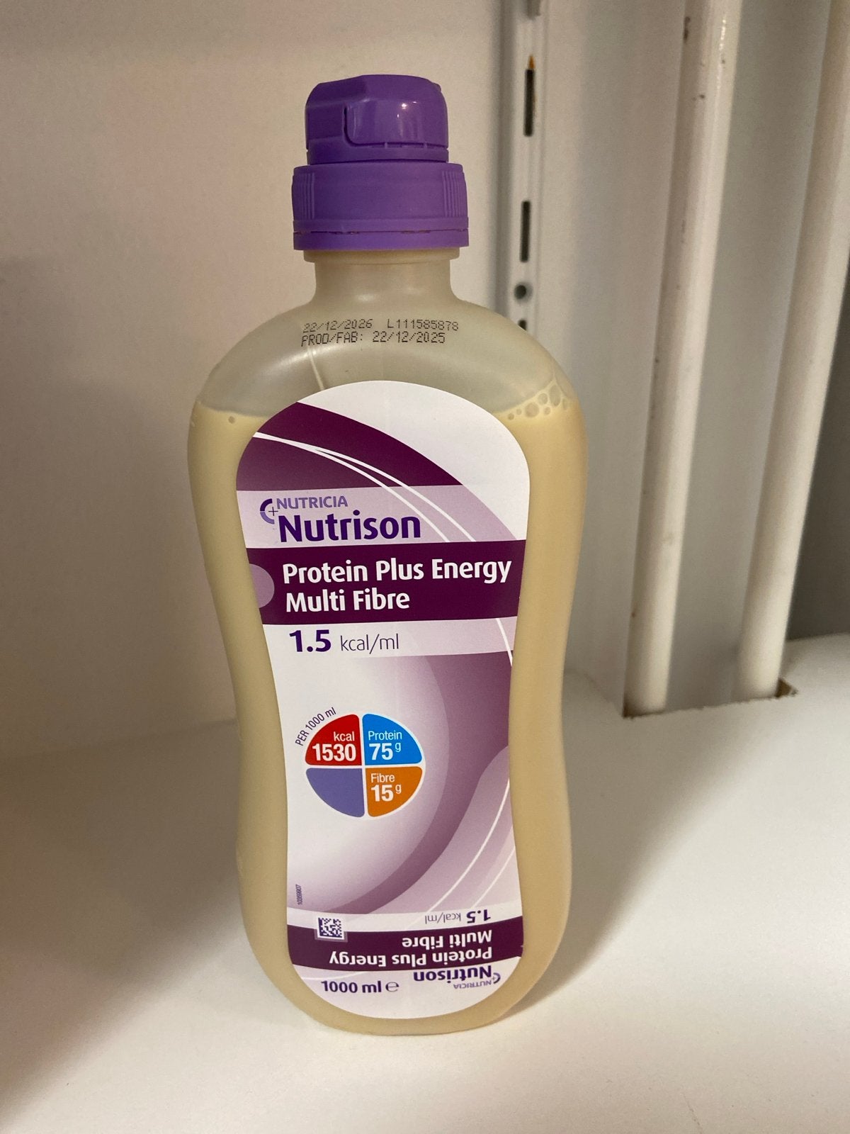 Nutricia sondevoeding, Ophalen, Nieuw