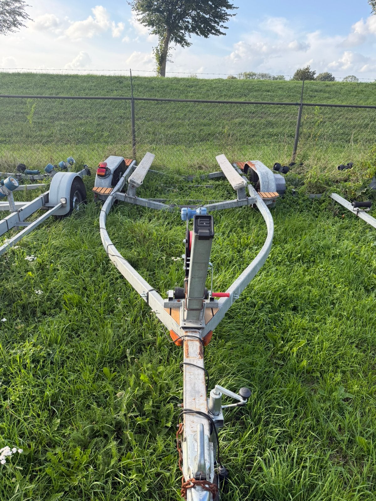 Boottrailer /stallingstrailer 2 asser, Ophalen, Gebruikt, 1500 tot 3000 kg, Overige typen