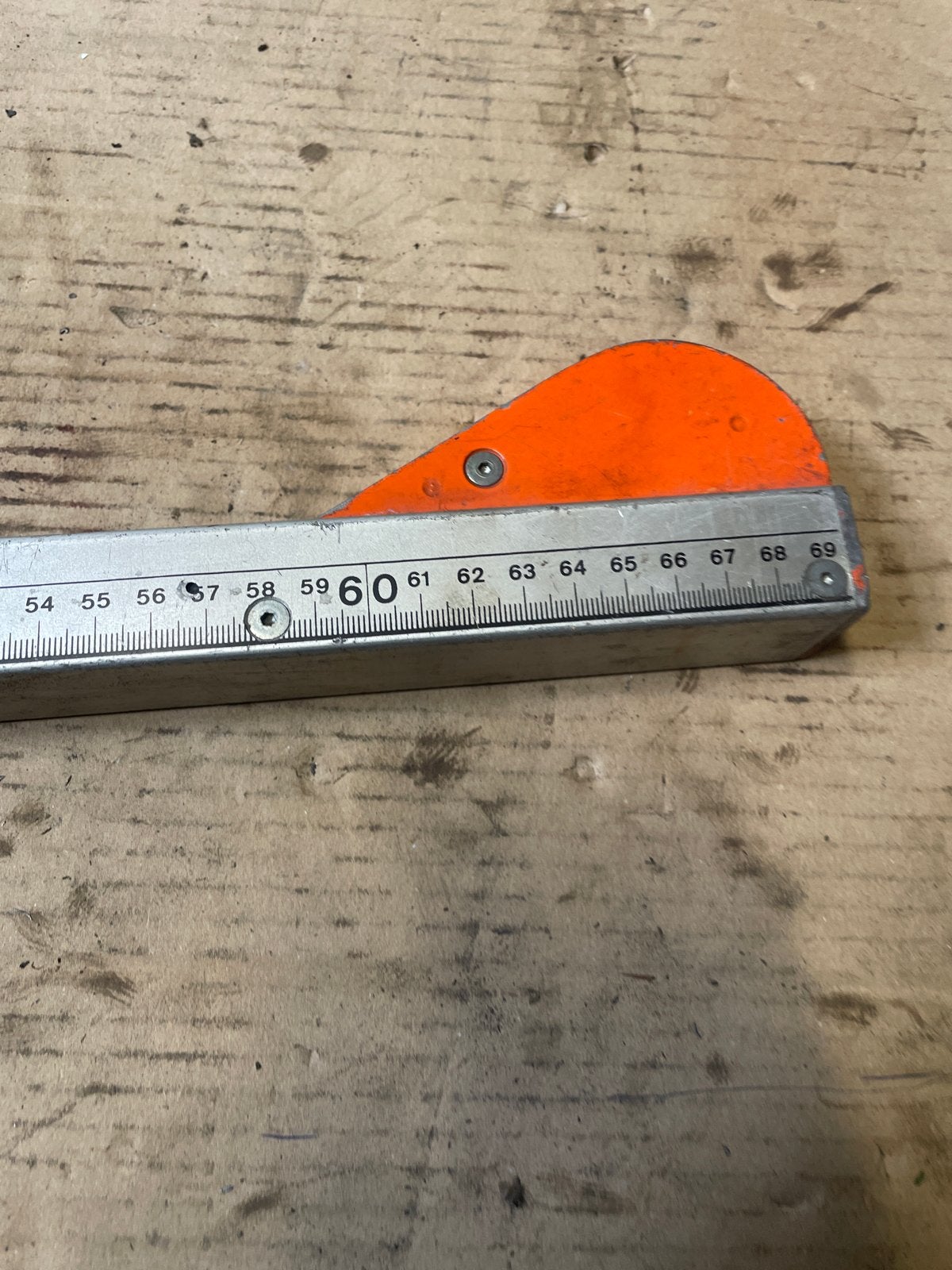 Nedo Messfix 3 meter uitschuifbare meetlat met waterpas, Ophalen, Gebruikt
