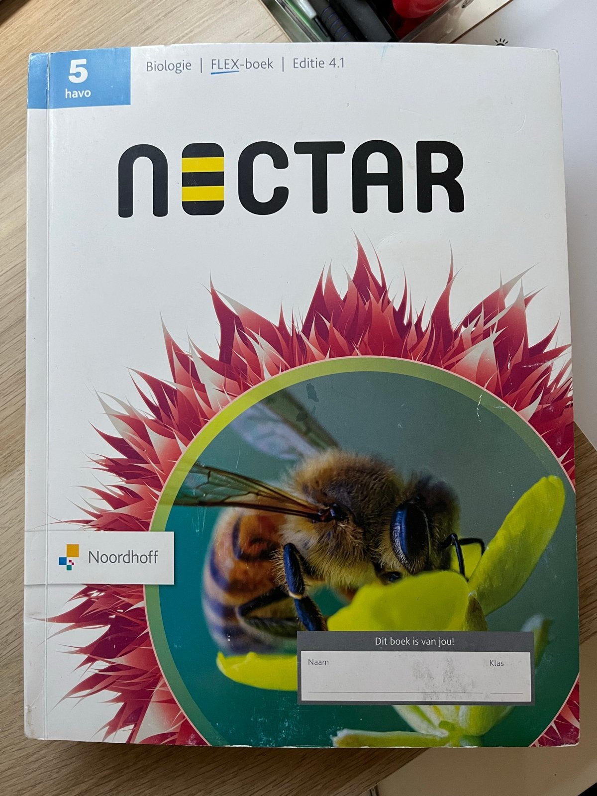 Nectar Biologie FLEX-boek 5 HAVO Editie 4.1 Noordhoff, Boeken, Ophalen of Verzenden, Gelezen, HAVO, Biologie