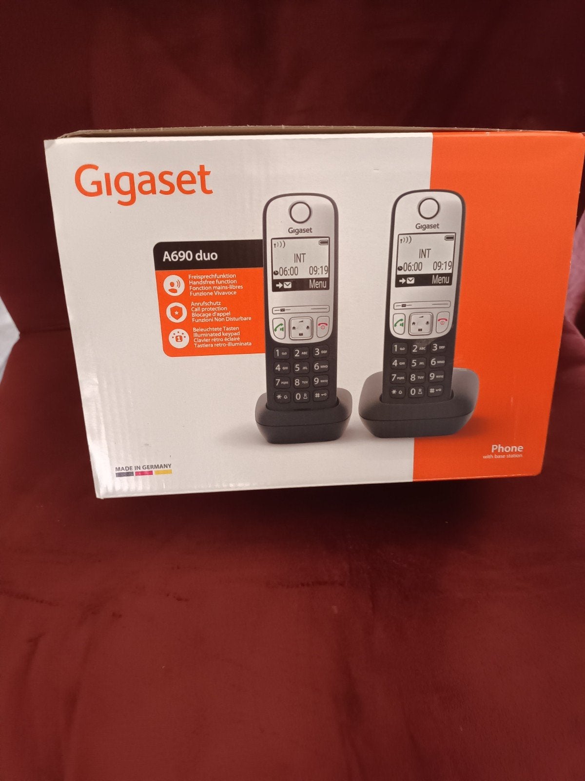 Gigaset A690 Duo draadloze huistelefoons, Ophalen of Verzenden, Gebruikt, 2 handsets