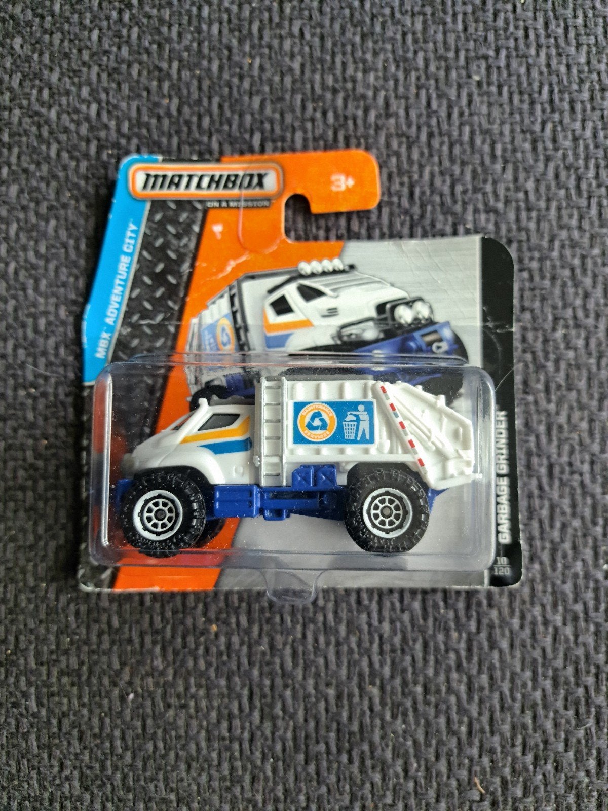 Matchbox model vuilvermaler in ovp, Ophalen of Verzenden, Zo goed als nieuw, N.b, Mattel thailand
