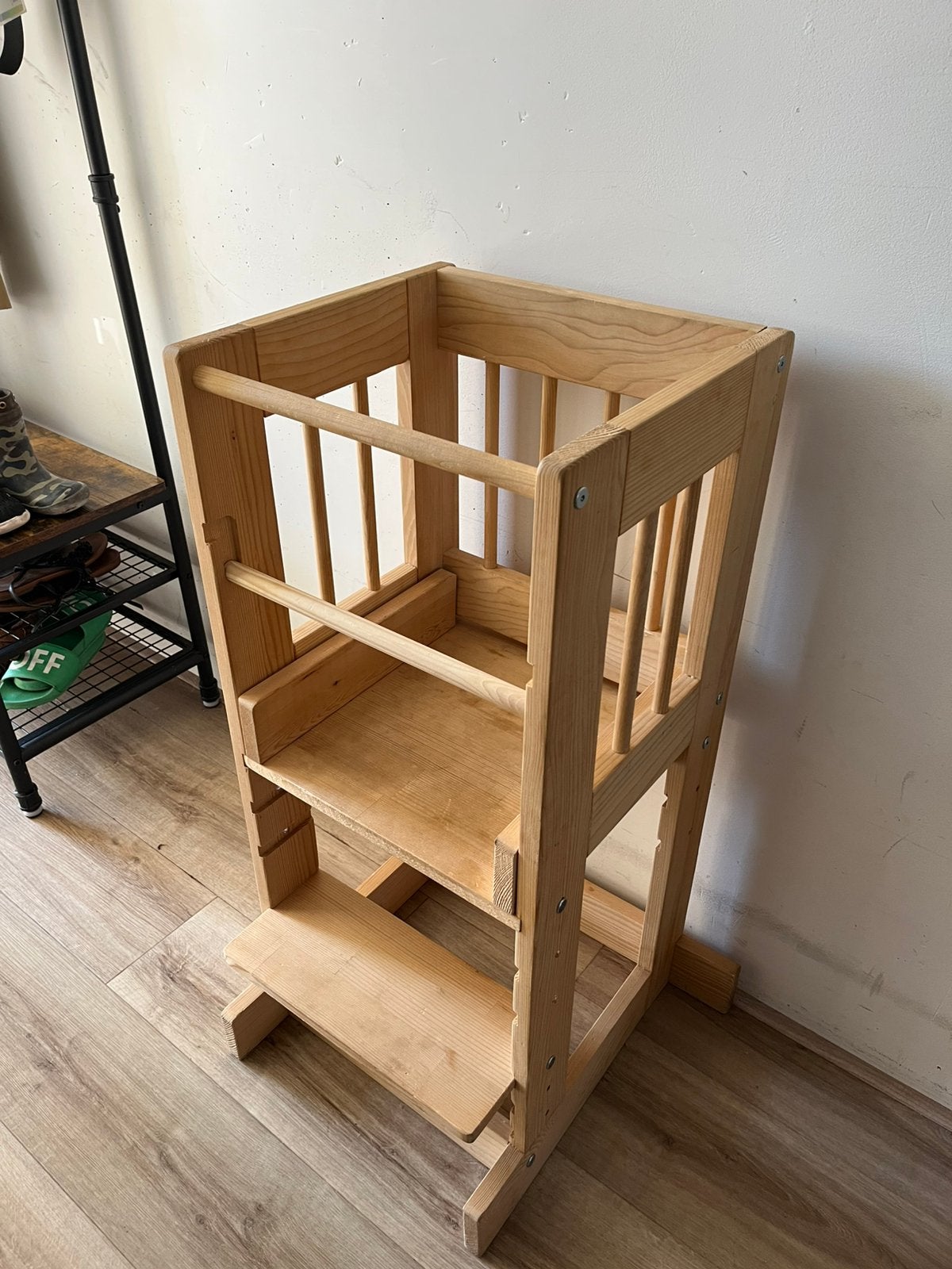 Kukka Luxe Houten Leertoren / Keukenhulp, Ophalen, Gebruikt