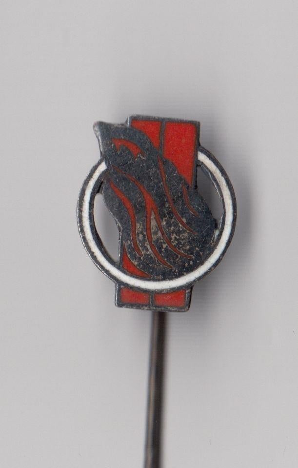 Brandweer emaille speldje, Verzamelen, Speldjes, Pins en Buttons, Gebruikt, Niet vindbaar, Niet vindbaar, Speldje of Pin
