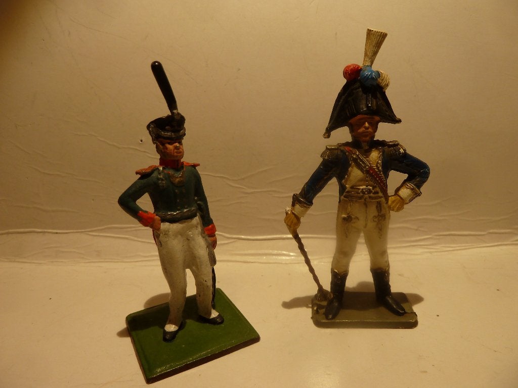 8 Cm. kleine MILITAIRE  figuurtjes  ( Napoleon sfeertje), Ophalen of Verzenden, Zo goed als nieuw