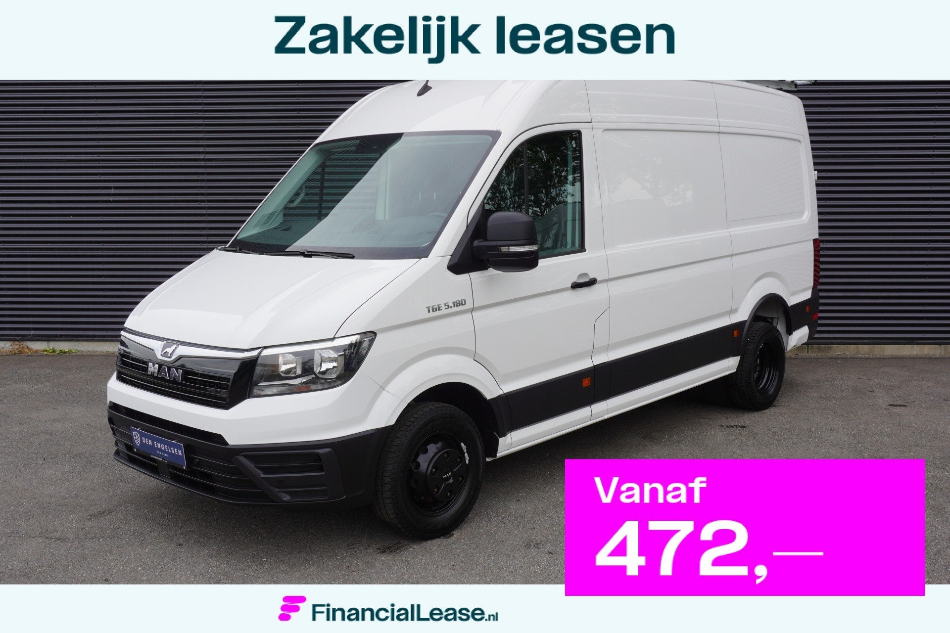 MAN TGE 5.180 dubbellucht N1 180pk Automaat MARGE L3H3/L2H2, Automaat, Achterwielaandrijving, Gebruikt, 4 cilinders