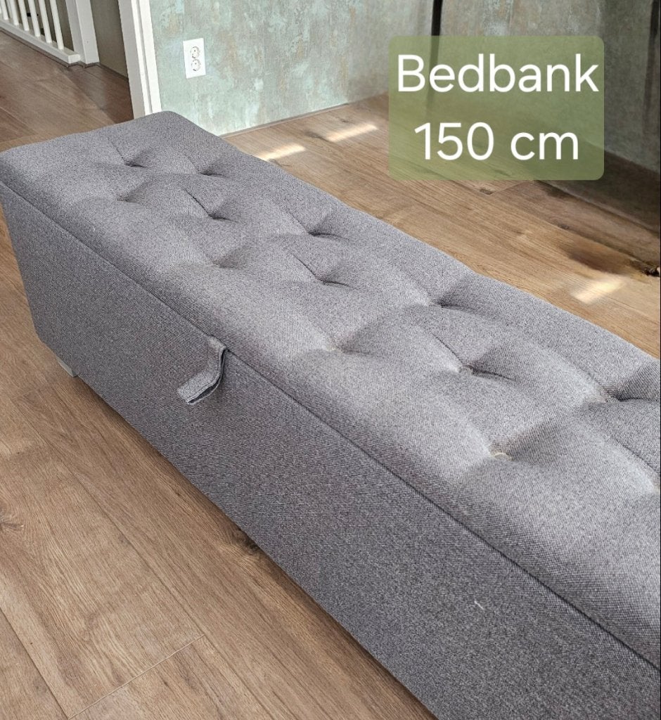 Opbergbank - bedhocker, Ophalen, 125 cm of meer, 125 cm of meer, Zo goed als nieuw