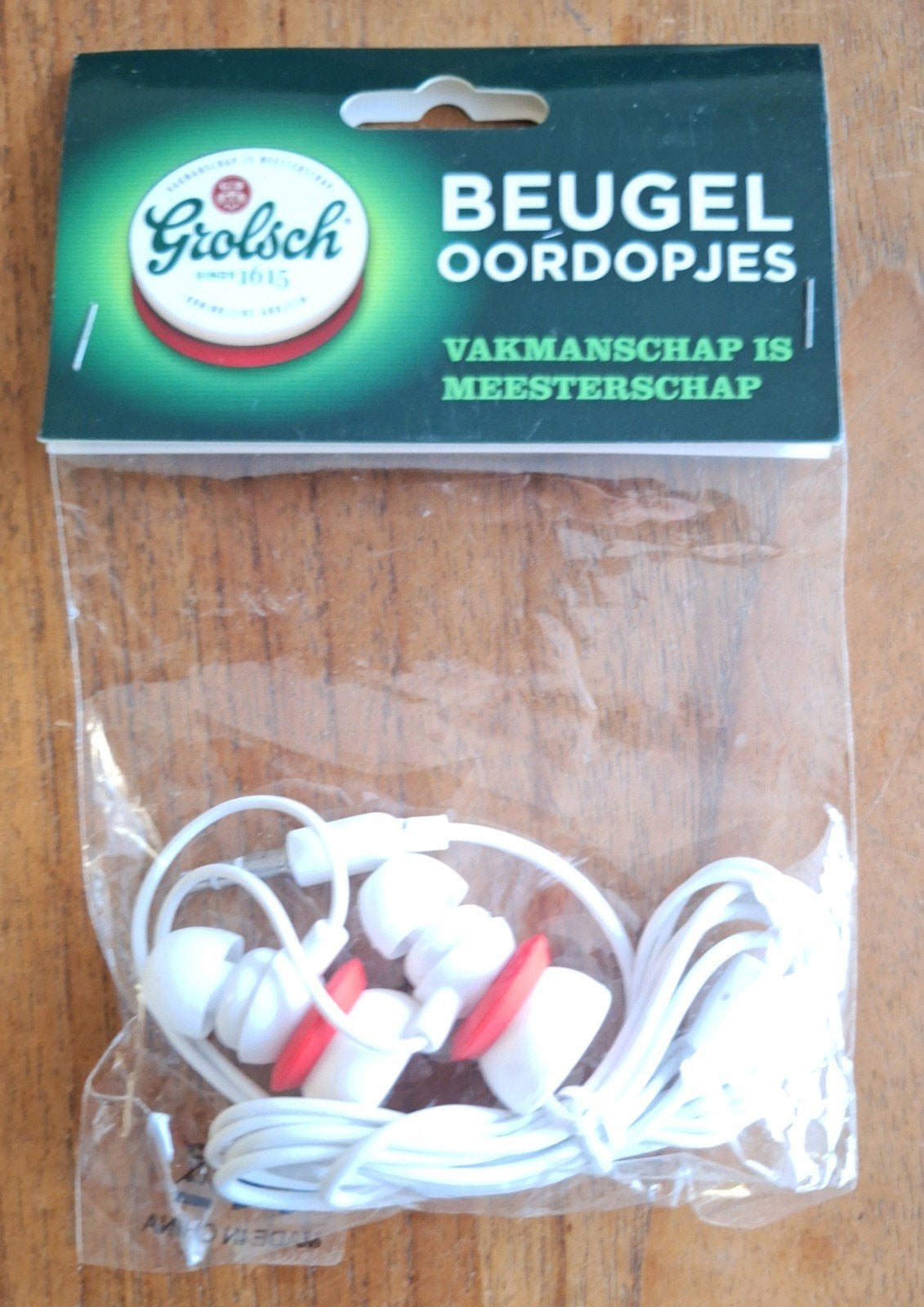 Grolsch Beugel Oordopjes - Nieuw in verpakking, Ophalen, Nieuw, Overige typen, Grolsch