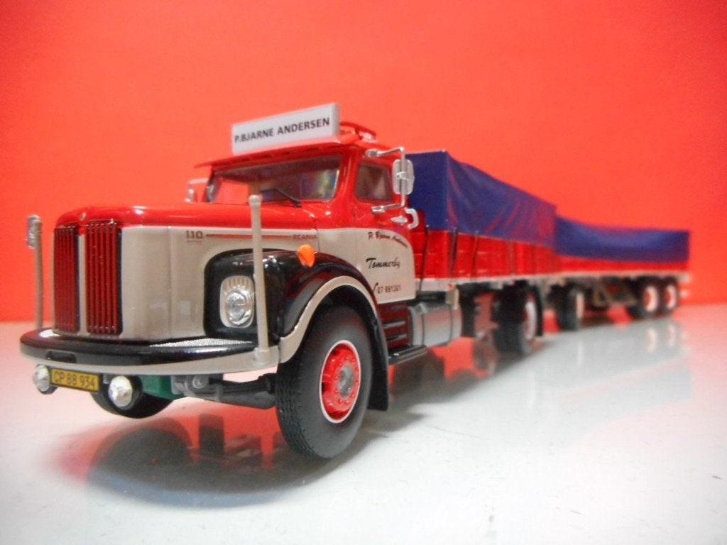TEKNO SCANIA BJARNE ANDERSEN, DENEMARKEN 81493, Hobby en Vrije tijd, Modelauto's | 1:50, Ophalen of Verzenden, Nieuw, Bus of Vrachtwagen