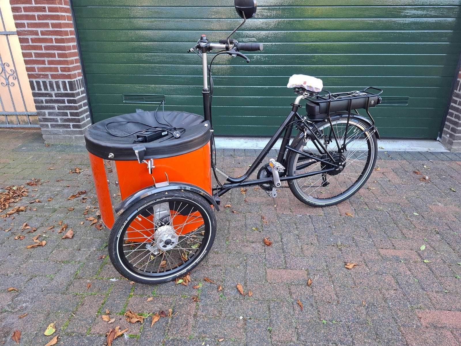 Nihola Extra Low & Compact Elektrisch Bakfiets met Afdekzeil, Ophalen