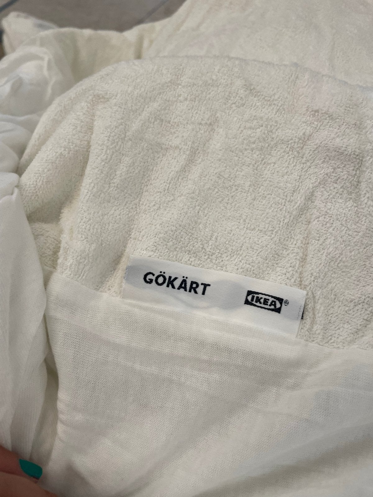 20x  IKEA Gökärt Matrasbeschermer - Zo goed als nieuw, Ophalen, Eenpersoons, Matrasbeschermer, Wit