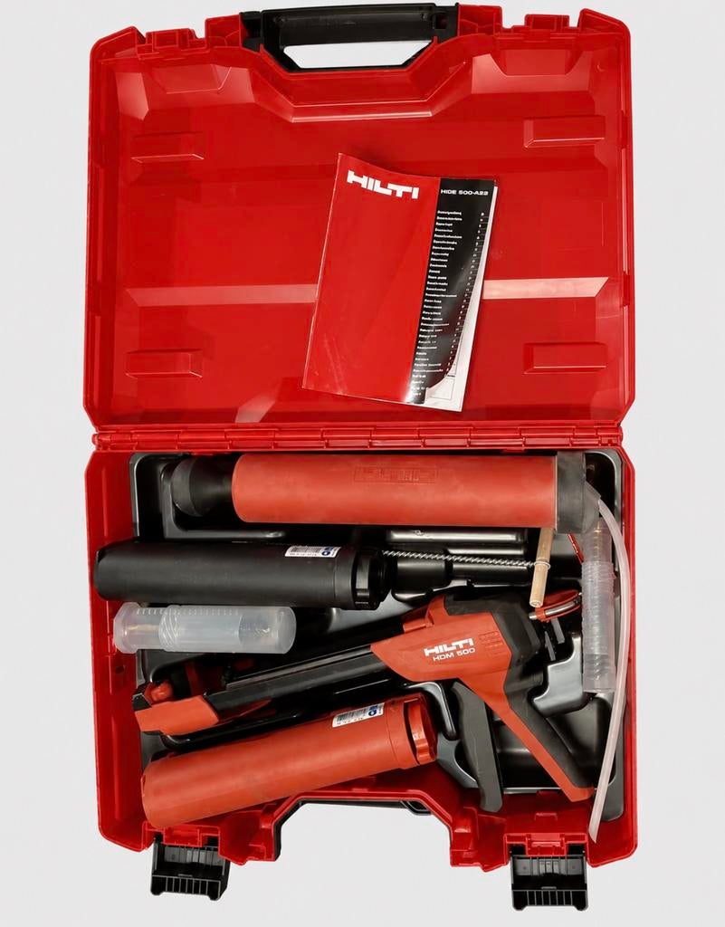 Hilti HDM 500 kit voor chemische ankers, Ophalen of Verzenden, Zo goed als nieuw