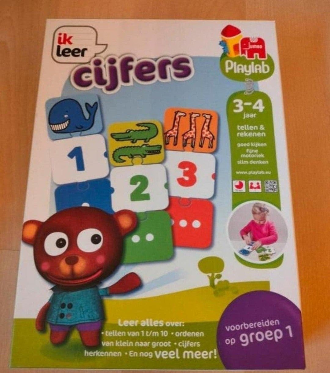 Ik leer cijfers - Playlab, Ophalen of Verzenden, Zo goed als nieuw, Rekenen