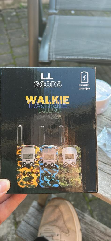 Walkie talkie, Ophalen of Verzenden, Zo goed als nieuw