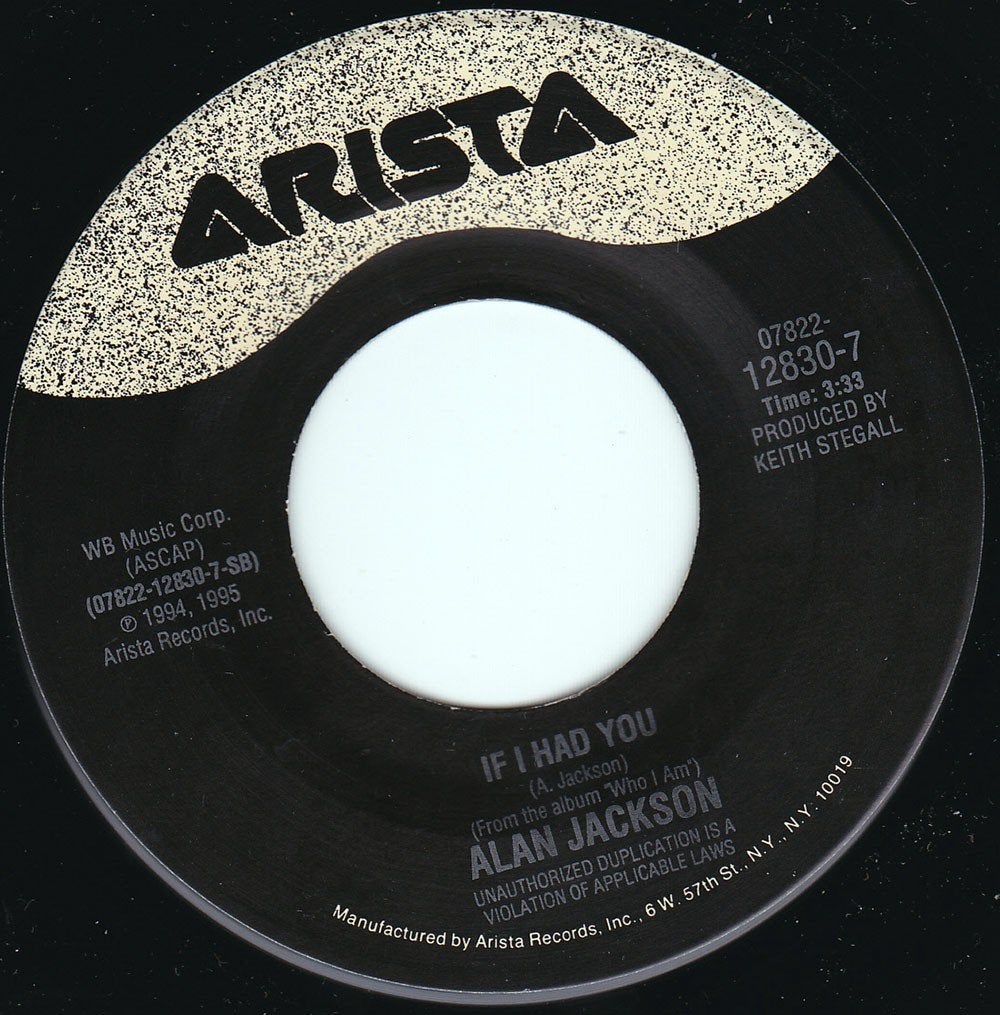 Alan Jackson - If I Had You 7", Ophalen of Verzenden, Zo goed als nieuw, 7 inch, Country en Western