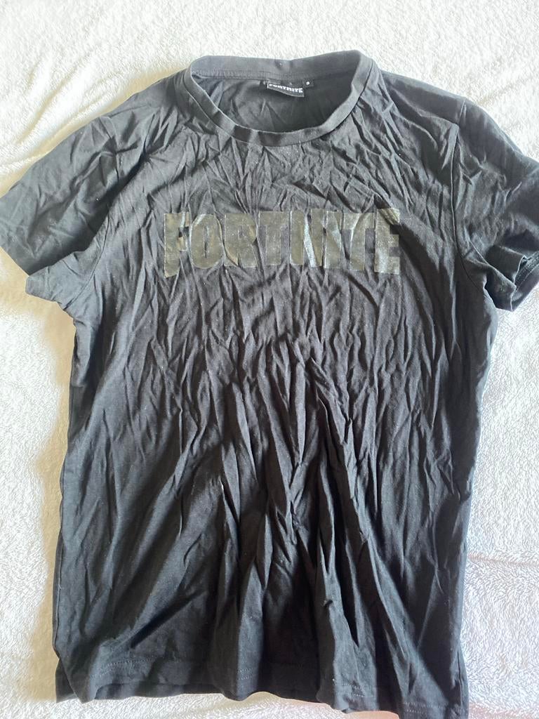 Zwart Fortnite T-shirt Maat S, Ophalen of Verzenden, Gedragen, Maat 46 (S) of kleiner, Zwart