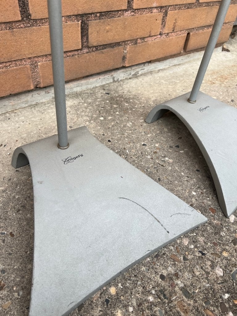Vogel's speakerstandaards set van 2 verstelbaar zilver, Gebruikt, Overige typen, Minder dan 60 watt, Ophalen